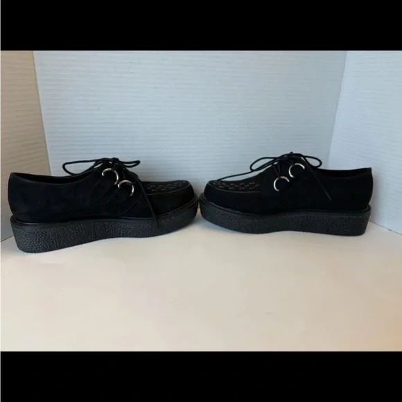 Mudd Black Platform Chunky Lace Up Women’s Shoes, Size 7.5 M - Picture 10 of 10